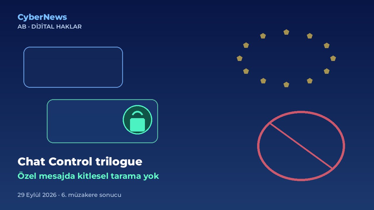 Chat Control trilogue: özel mesajlarda kitlesel tarama şimdilik yok