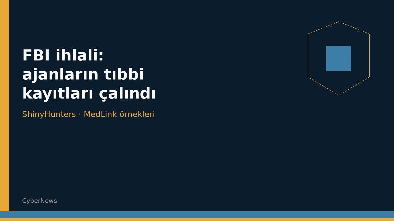FBI ihlali: ShinyHunters ajanların tıbbi kayıtlarını da aldığını söylüyor