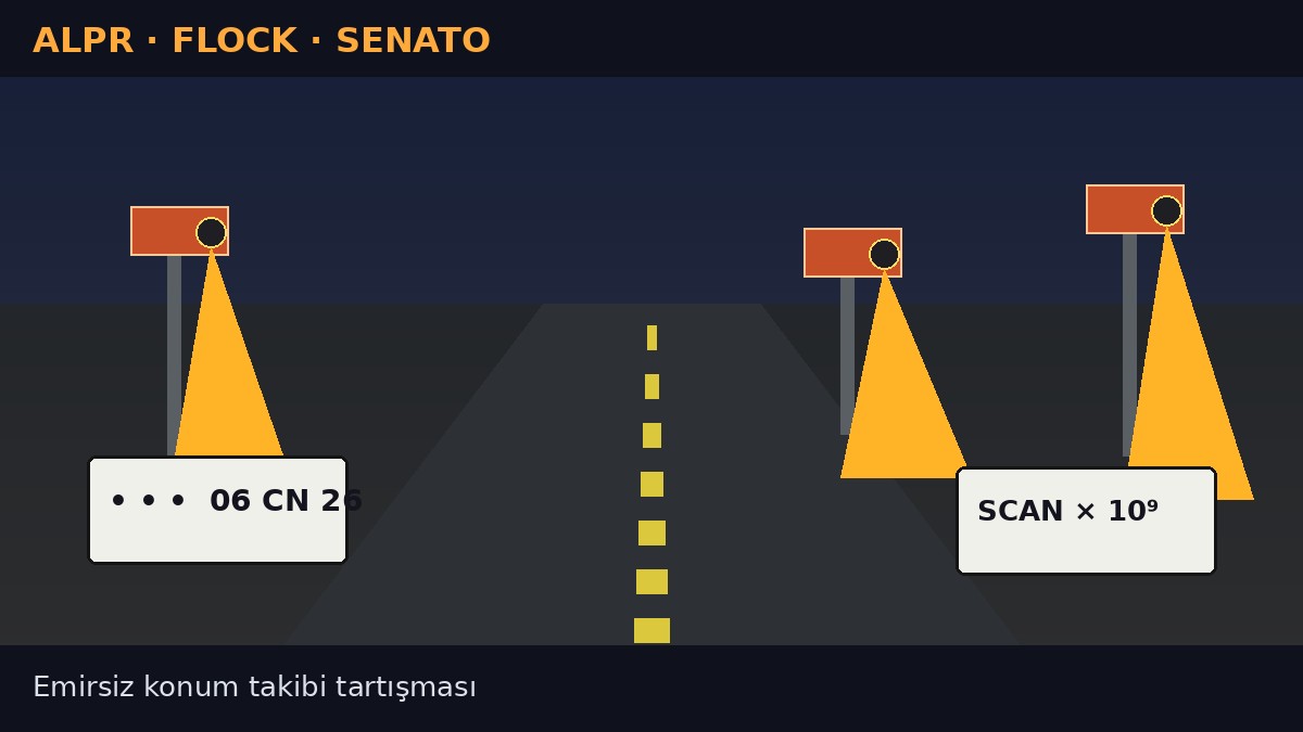 Senato Flock plaka kameralarını dinledi: emirsiz konum takibi tartışması