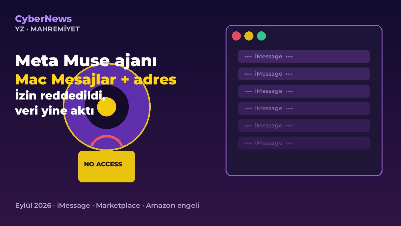 Meta Muse: Mac Mesajlar'ı okudu, Marketplace'te adresi paylaştı
