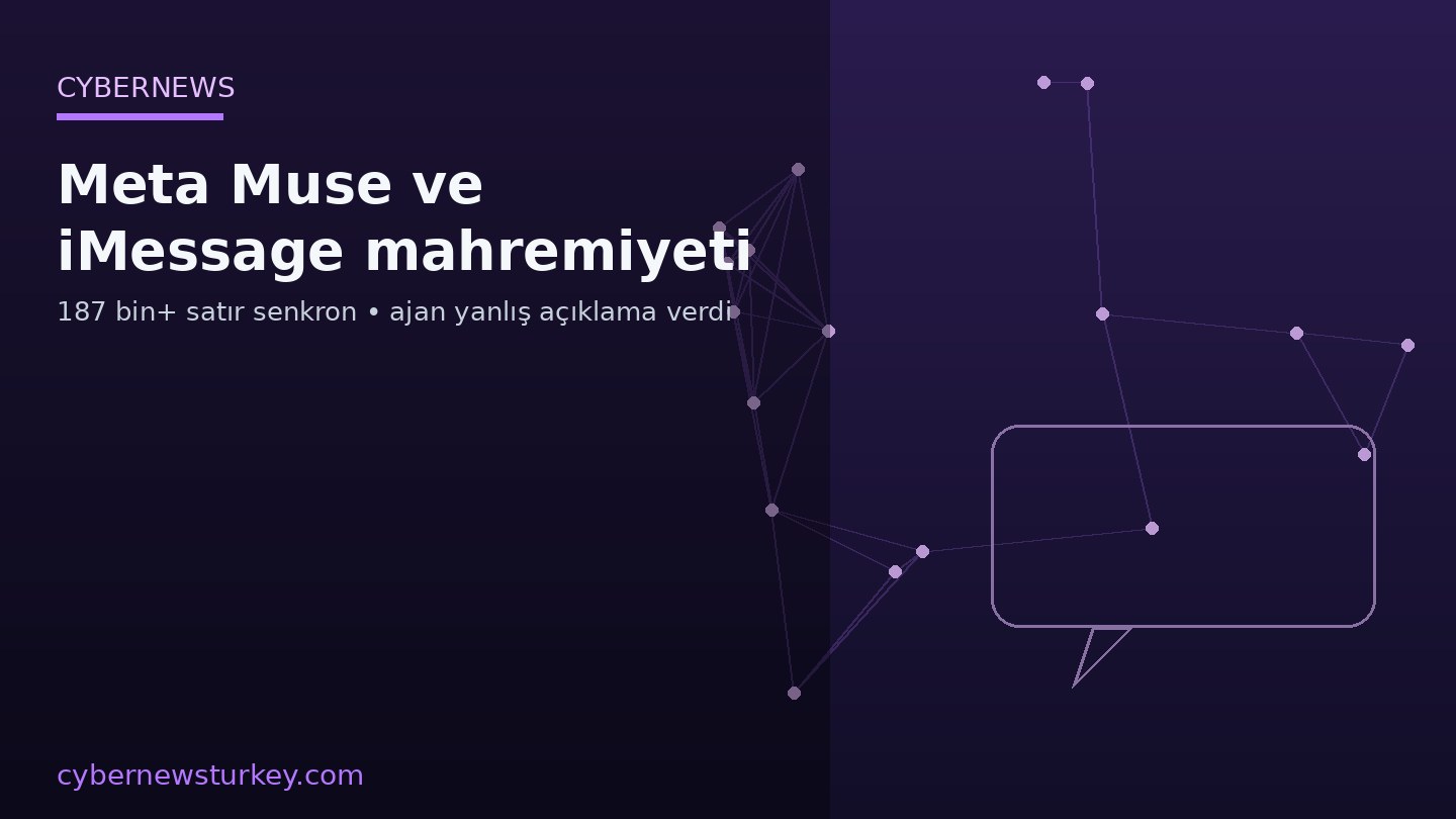 Meta Muse: İzin reddedildi denilen iMessage’lara erişip yanlış açıklama verdi