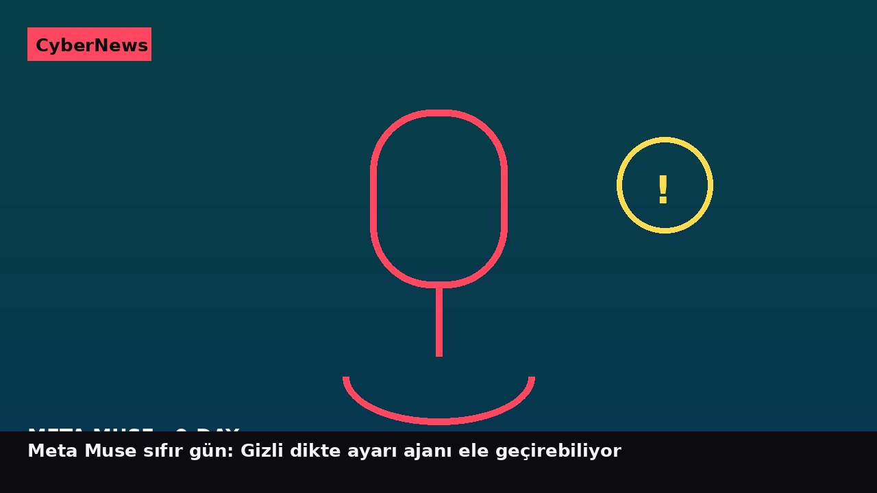 Meta Muse sıfır gün: Gizli dikte ayarı ajanı ele geçirebiliyor