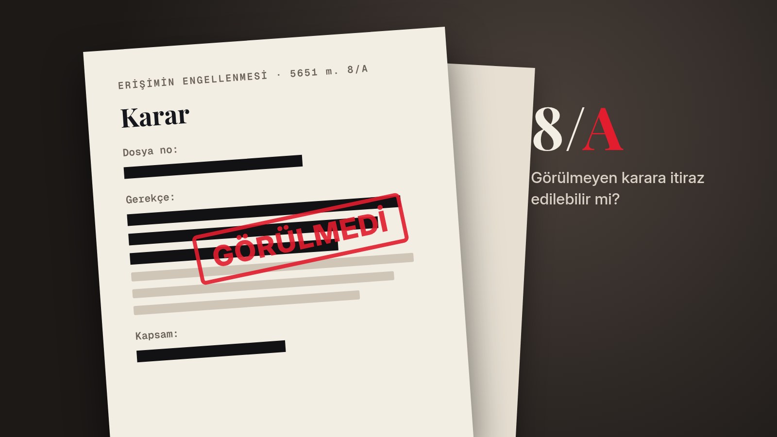 T24 ve İFÖD engelleri: 8/A ile hesap ve site kapatmak ifade özgürlüğü için ne anlama geliyor?